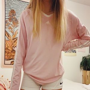 Pink Adidas Top